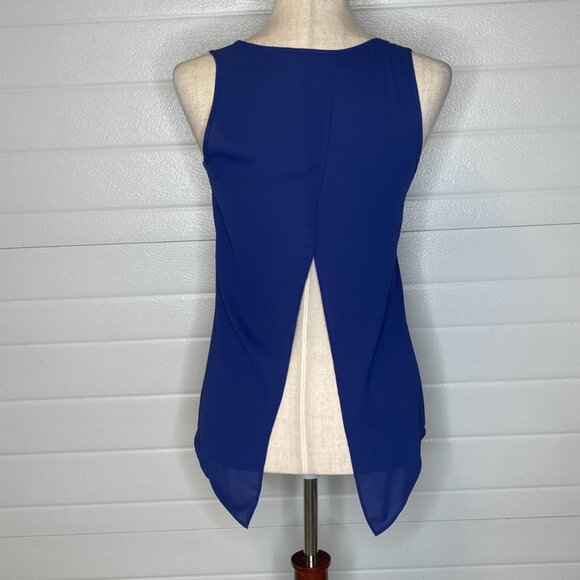 Express Semi Sheer Tunic - Royal Blue - Picture 3 of 4